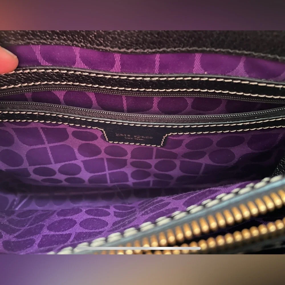 NWT Kate Spade New York Quinn Tarrytown Core Black Leather Handbag - Picture 8 of 10